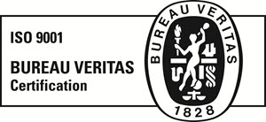 Bureau Veritas Certification ISO 9001 zwart-wit